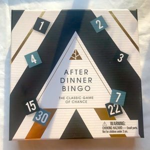 NWT. After Dinner Bingo